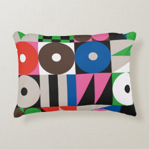 Almofada Decorativa Neo Modernismo - padrão trabalho de arte feito com