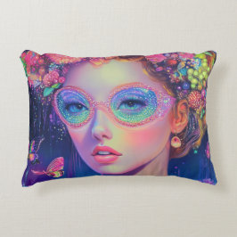Almofada Decorativa Neon Garden Goddese