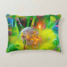 Almofada Decorativa Neon Glow Dandelions no Dream Garden