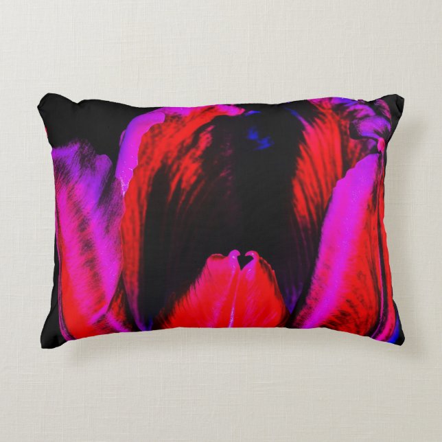 Almofada Decorativa Neon Glow Tulip (Frente)