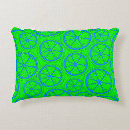 Almofada Decorativa Neon Lemon Slice Boho Chic