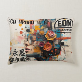 ALMOFADA DECORATIVA NEON ROSE