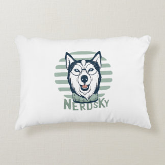 Almofada Decorativa Nerdsky Cute Funny Siberian Husky Dog Lover Gift