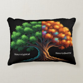 Almofada Decorativa Neurotypical vs. Neurodiverse