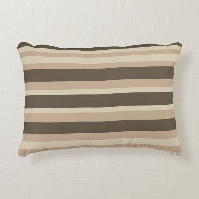 Almofada Decorativa Neutral striped  (Frente)