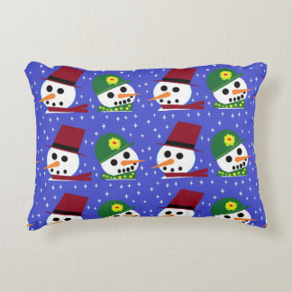 ALMOFADA DECORATIVA NEVE MULHER NEVE PESSOAS DE NEVE
