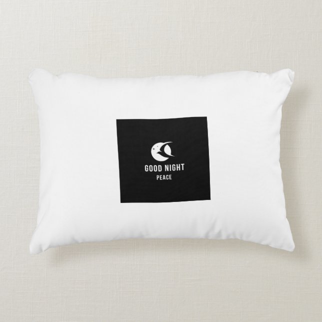 Almofada Decorativa Night vibe image printed pillow (Frente)