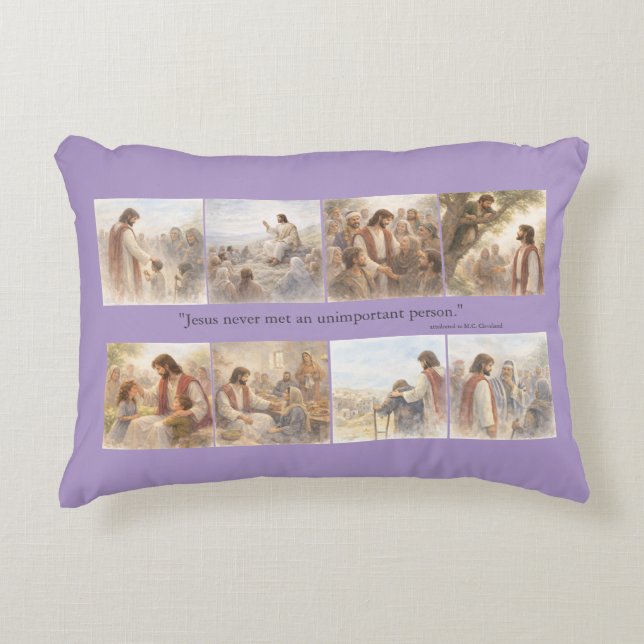 Almofada Decorativa No unimportant person (Frente)