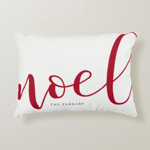 Almofada Decorativa Noel   vermelho e White Christmas