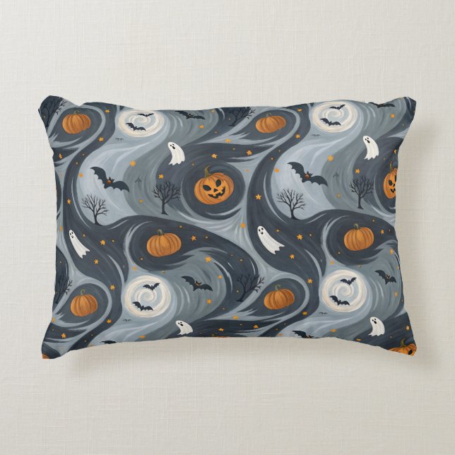 Almofada Decorativa Noite de Morte de Halloween (Frente)