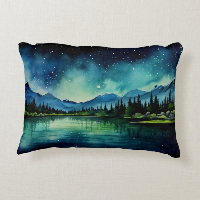 Almofada Decorativa Noite Estrelada (Verso)