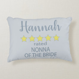 Almofada Decorativa Noiva & Corte de Honra 5 Estrelas da Nonna da Noiv