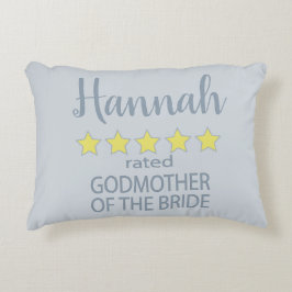 Almofada Decorativa Noiva & Corte de Honra 5 Estrelas Madrinha da Noiv
