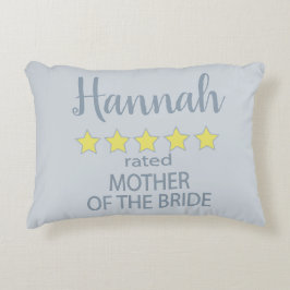 Almofada Decorativa Noiva & Corte de Honra 5 Estrelas Mãe da Noiva