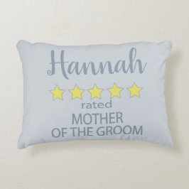 Almofada Decorativa Noiva e Cortejo 5 Estrelas Mãe do Noivo