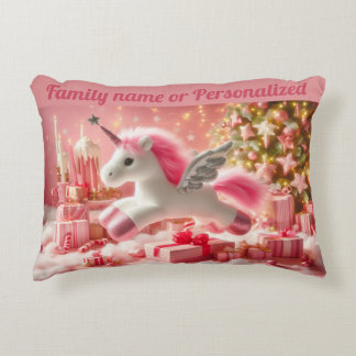Almofada Decorativa Nome da família ou unicor personalizado Natal
