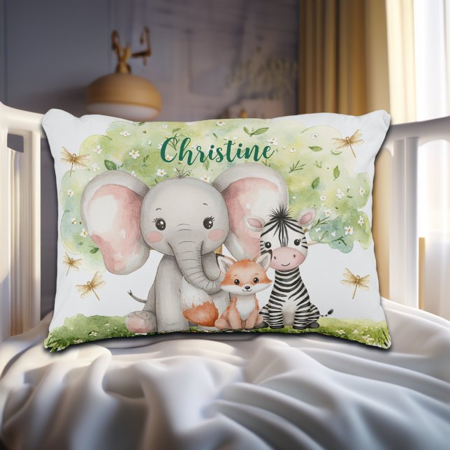 Almofada Decorativa Nome Personalizado Dragonfly Animal (Criador carregado)