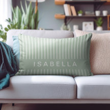 Nome Personalizado Verde Sage Minimalista Moderno