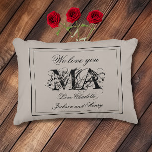Almofada Decorativa Nomes de Família Personalizados Russos 'Nós Amo-Te