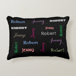 Almofada Decorativa Nomes Personalizados do casal