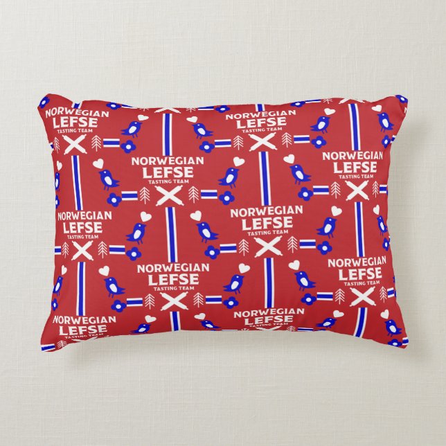 Almofada Decorativa Norueguês - Esquerda Flatpão Apron (Frente)