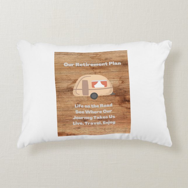 Almofada Decorativa Nosso Plano de Reforma (Frente)