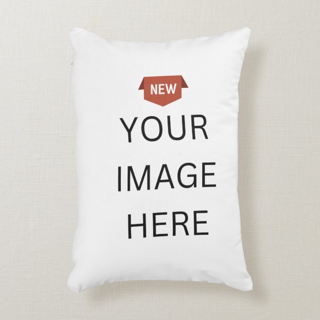 Almofada Decorativa NOVO! Travesseiro de destaque 12" x 16" - Algodão  (Frente(Vertical))