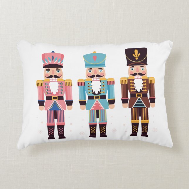 Almofada Decorativa Nutcracker Trio (Frente)