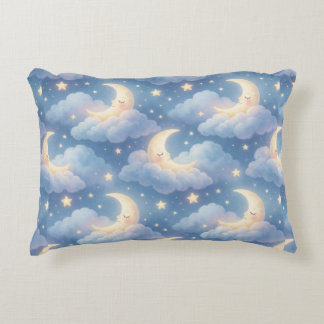 Almofada Decorativa ☁️ Nuvem Azul Sonhadora Estilo Celestial 🌙