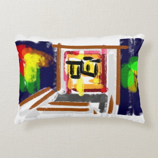 Almofada Decorativa Nuvem noturna do Coruja (Frente)