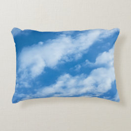 Almofada Decorativa Nuvens no céu e azul-céu