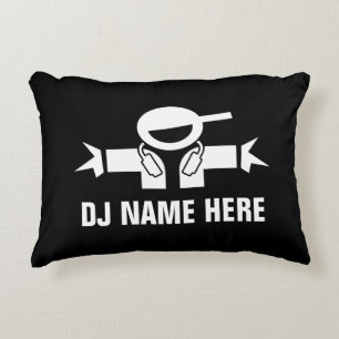 Almofada Decorativa O costume DJ diskjockey o travesseiro decorativo