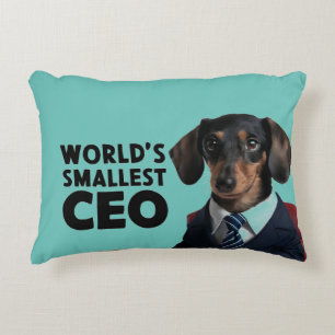 Almofada Decorativa O mais pequeno CEO do mundo, um belo e engraçado g