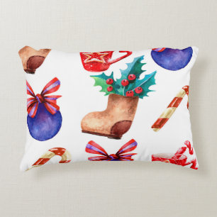 Almofada Decorativa O padrão de doces de Ano Novo, perfeito, ba