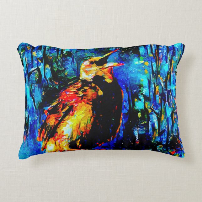 Almofada Decorativa O pássaro Solitário 2 (Frente)