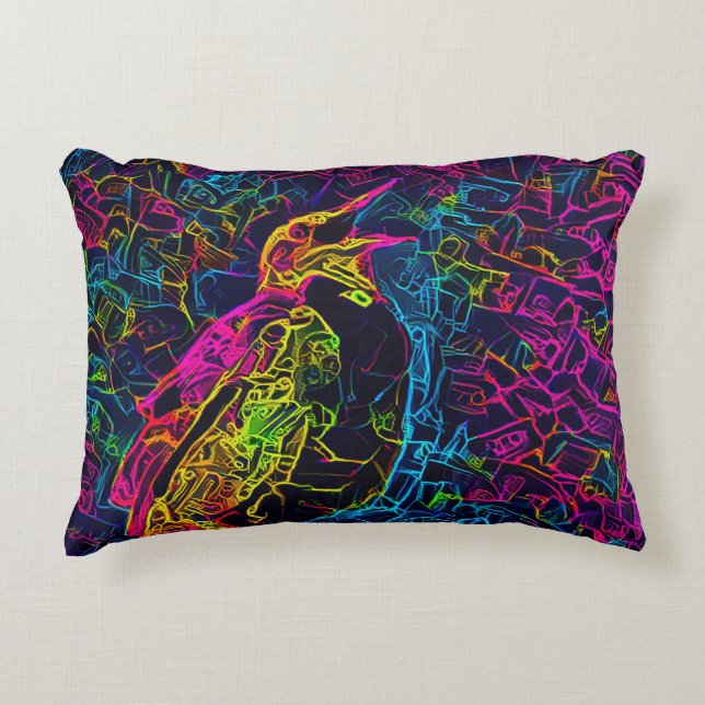 Almofada Decorativa O pássaro Solitário 3 (Frente)