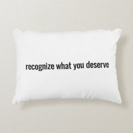 Almofada Decorativa O Que Você Merece Travesseiro De Destaque