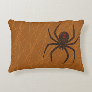 Almofada Decorativa O travesseiro do acento da Web de aranha