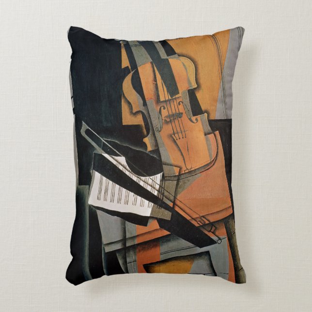 Almofada Decorativa O violino, 1916 (Frente(Vertical))
