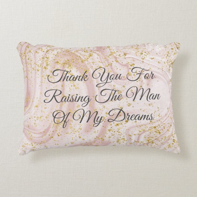 Almofada Decorativa Obrigado por levantar o homem dos meus sonhos. (Frente)