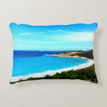 Ocean Print Pillow