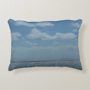 Almofada Decorativa Oceano Azul do Mar de Caribe Sunny
