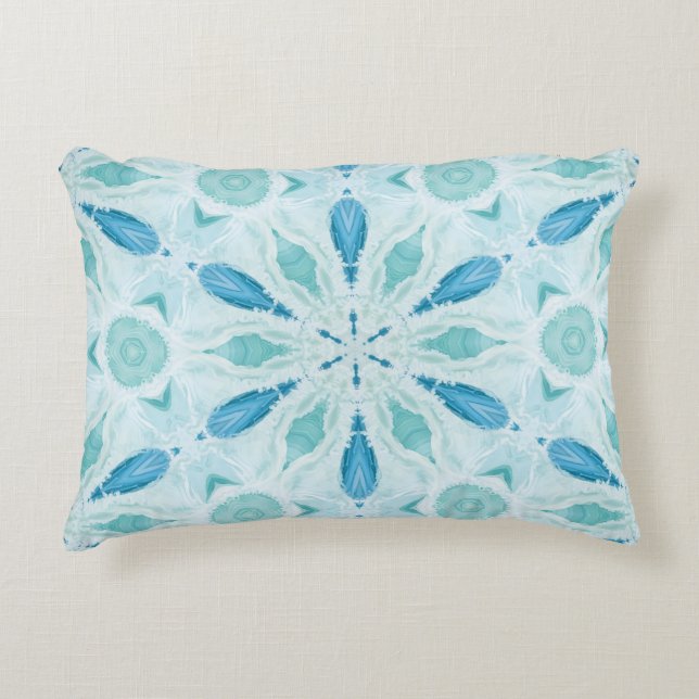 Almofada Decorativa Oceano inspirado reversível (Frente)