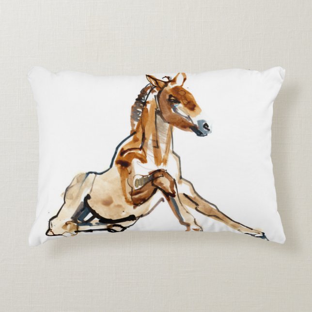 Almofada Decorativa Ochre Foal (Frente)