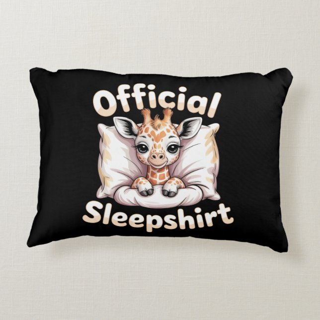 Almofada Decorativa  Official Sleepshirt Giraffe (Verso)
