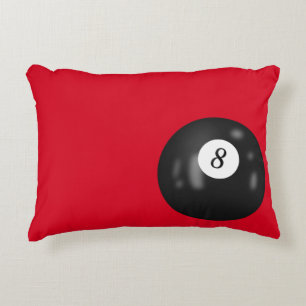 Almofada Decorativa Oito Bailes No Travesseiro Vermelho De Destaque