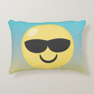 Almofada Decorativa Ombre Sunglassses Emoji