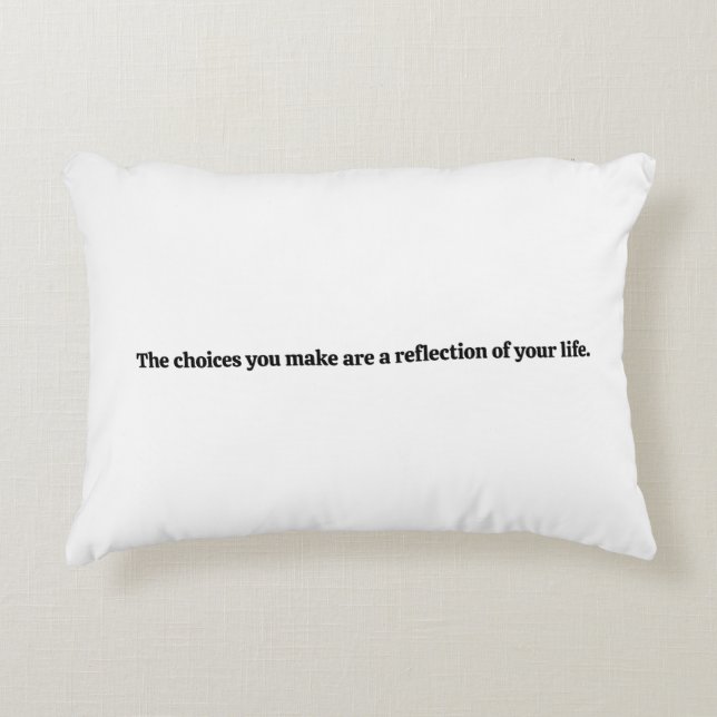 Almofada Decorativa Opções que você faz com o Travesseiro de destaque (Frente)