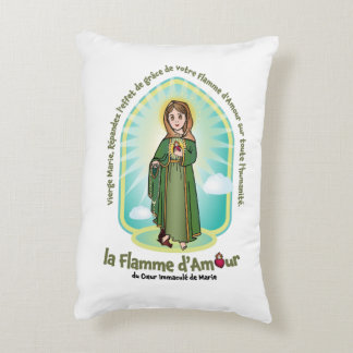 Almofada Decorativa Oração de Unidade + ícone de Maria WHT Bg Kids FOL