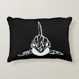 Almofada Decorativa Orca Tribal Negra